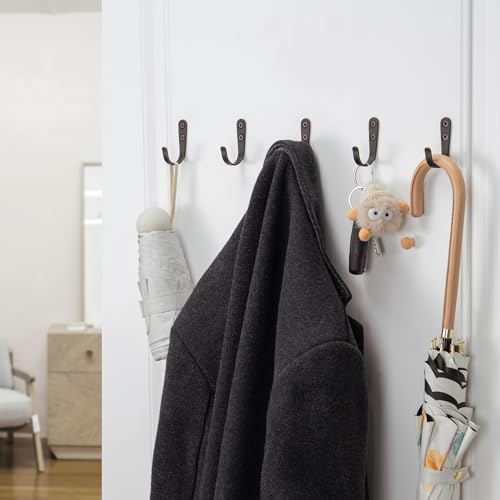 10Pcs Wall Hooks (Black / 10 Pack)