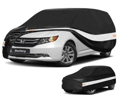 10 Layers Minivan Car Cover Custom Fit for Honda Odyssey (Black Gray / Custom Fit for Honda Odyssey-1)