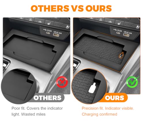 Wireless Charging Mat for 2026 Subaru Outback Accessories (For Subaru Outback 2026)