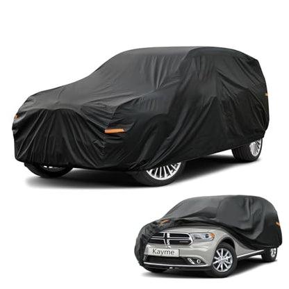 7 Layers Waterproof SUV Car Cover for Dodge Durango 2004 (PE-Black / Custom Fit Dodge Durango)
