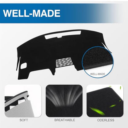 Black Dash Cover for Honda Prologue 2024 (Prologue 24-26(Black))