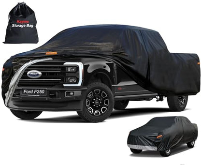 Heavy Duty Truck Cover for Ford F (6-F-250(1999-2025) Super Cab LB Bed / PE-Black)