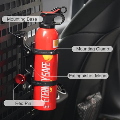 Aluminum MOLLE Panel Fire Extinguisher Mount Kit for 1 (Molle Panel fire extinguisher mount)