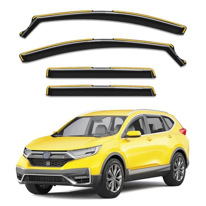 in Channel Window Visors Rain Guards for Honda CRV CR (Fit for 2017-2022 Honda CR-V)