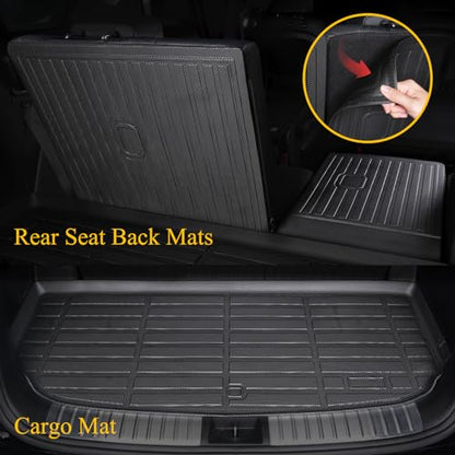 Floor Mats for Mazda CX5 2026 All Weather Cargo Liner Seat Back Mat (33 For Mazda CX5 2026)