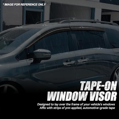4PCS Tape On Window Visors for 2005 (05-10 Honda Odyssey)