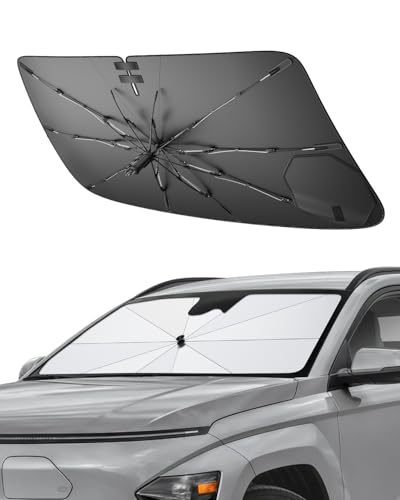 for 2026 2027 Hyundai Kona EV Car Windshield Sun Shade Umbrella (2024-2027 Kona EV)