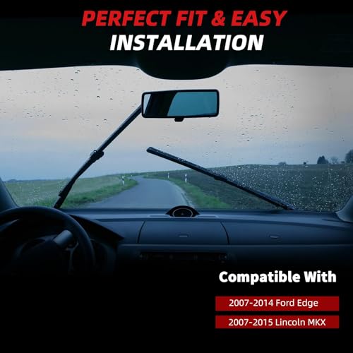 Windshield Wiper Blades Replacement for Ford Edge 2007 (26"+20"+14"(U/J Hook))