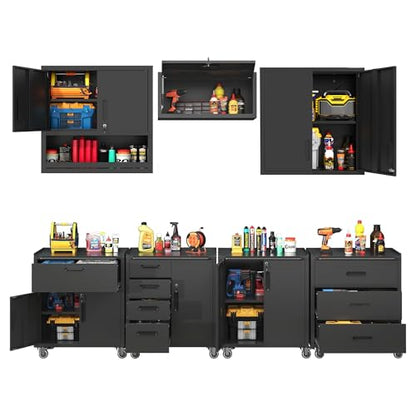Garage Storage Cabinet System (Black)