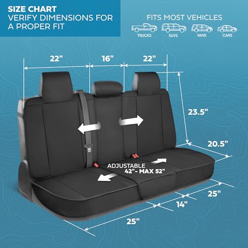 Curated Slate Ridge Napa Leather Seat Covers for Cars & SUVs (Slate Ridge – Set / Full Set)