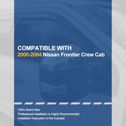 Tape On Window Visors for 2000 (00-04 Nissan Frontier Crew Cab)