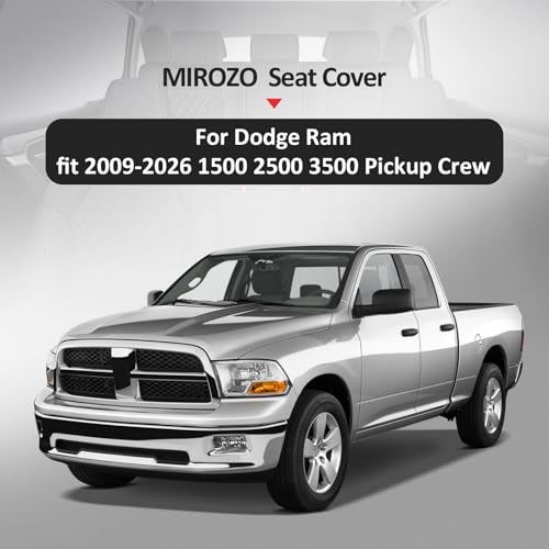 Dodge Ram Seat Covers Full Set for 2009 (Black and Blue / Full Set (Flat Back))