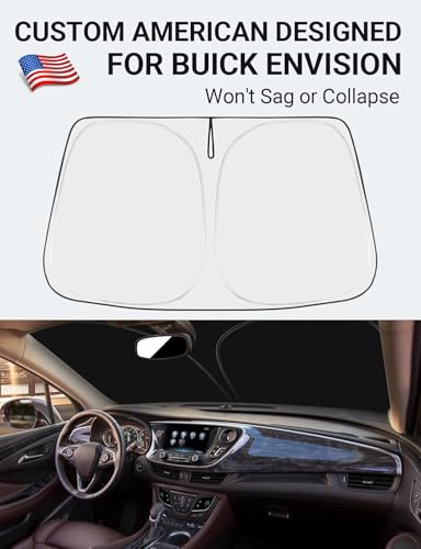 Custom Fit Car Windshield Sun Shade for 2016 (2016-2020 Buick Envision 1SV)