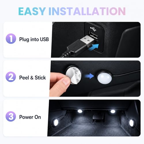 Car Interior LED Lights (Colorful)