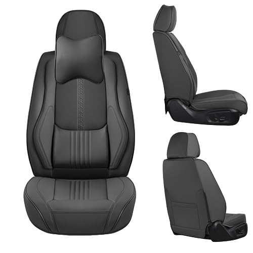 Front Seat Covers (Gray / Front Pair)