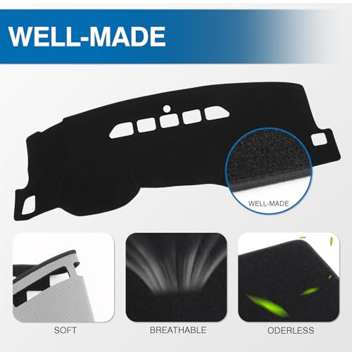Black Dash Cover for 2007 (Silverado 07-13(black))