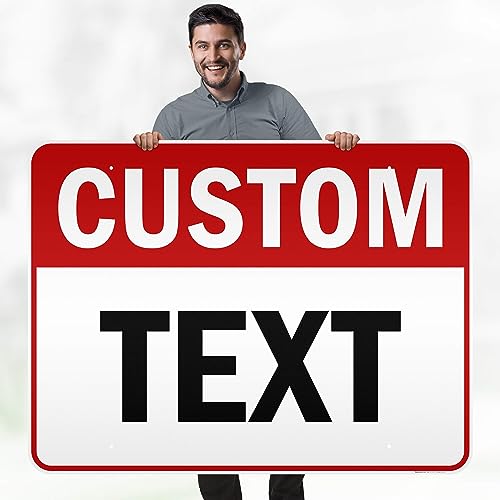 Custom Sign Custom Sign for Business (Header - Horizontal / 36x48 - DiBound Reflective)