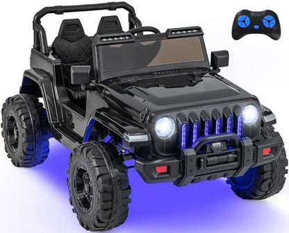 Kids Ride on Car Truck with 2.4G Remote Control (Jet Black)