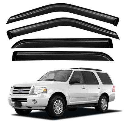 Window Visors Rain Guards for 1997 (1997-2017 Ford Expedition)