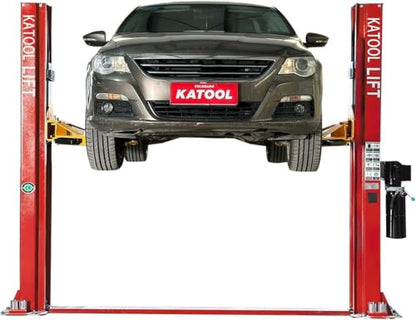 10000lbs 2 Post Lift Car Lift Auto Vehicle Car Lift Truck Hoist Floor Plate 220V (10000)