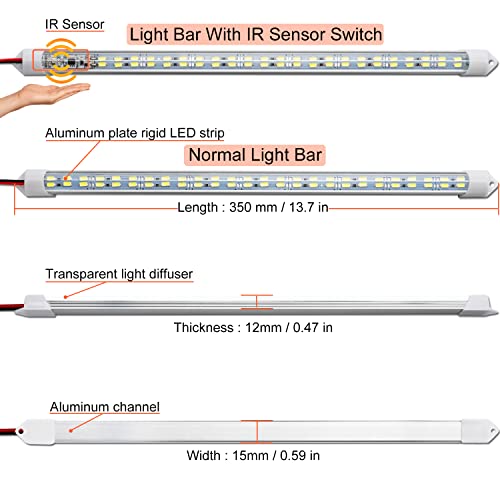 12V Interior LED Light Bar for Car