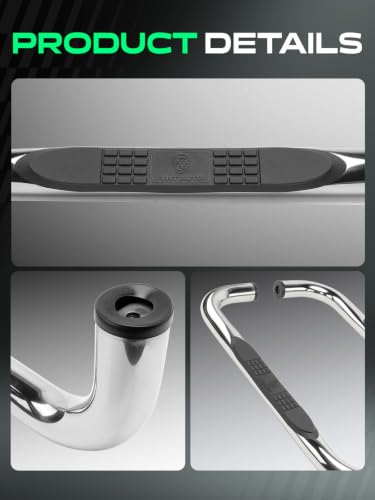 3 Inch Running Boards for Chevy & GMC (Chrome / Regular Cab)