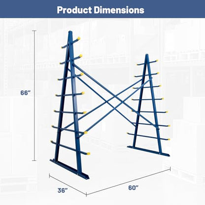7 Tier Steel Horizontal Storage Rack (Horizontal Storage Rack-2)