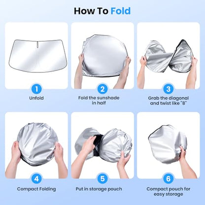 Windshield Sun Shade for Honda CR (1PCS Honda CRV 2017-2022)