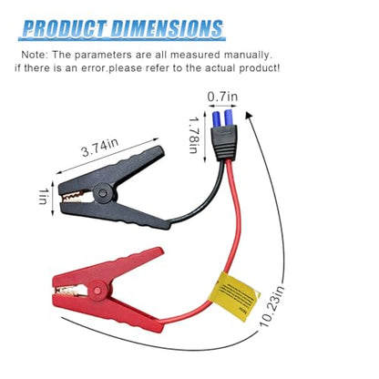 EC5 Jumper Starter Cable with Battery Clamps (1PC)