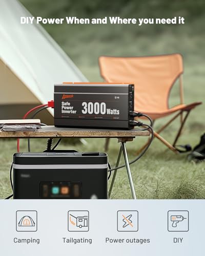 3000W Power Inverter 12V DC to 110V AC (3000w)