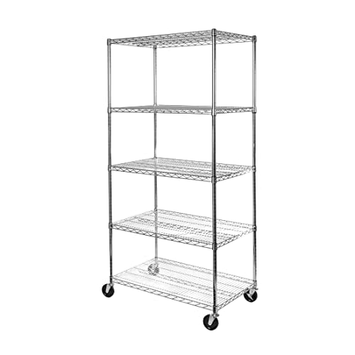 UltraDurable 5 (Steel / 5-Tier Shelving, 36" W x 24" D)