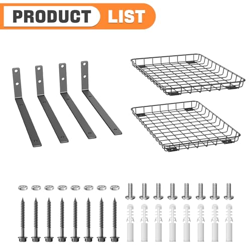 2 Pack 12x18 inch Wall (Black / 12x18in)