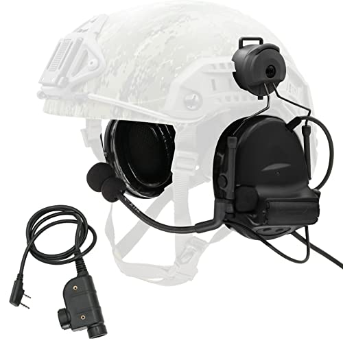 Tactical Headset with U94 PTT 2 (Black)