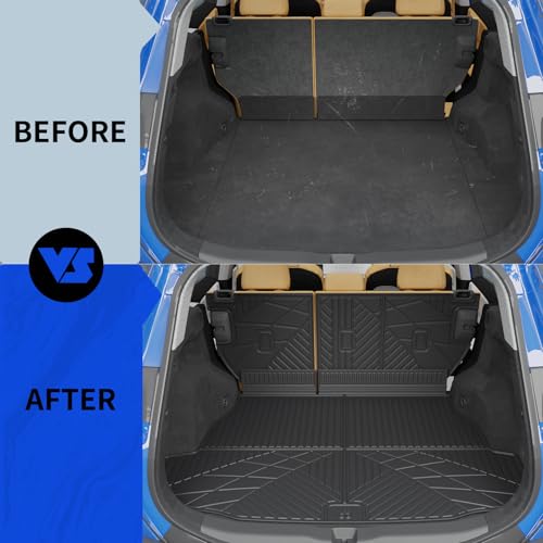 Trunk Mat & Backrest Mats for 2026 Toyota RAV4 Hybrid Accessories