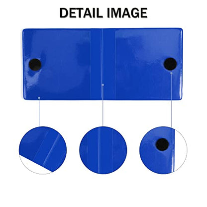 Car Registration and Insurance Card Holder (Leather Blue)