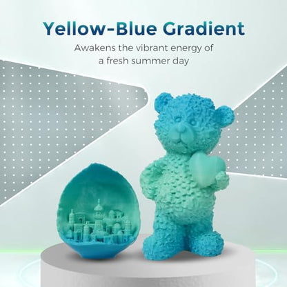 PLA Filament 1.75mm + (Blue Yellow Gradient)