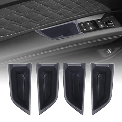 Front Rear Door Side Storage Box Compatible with Audi Q4 E (Front Rear Door Storage Box)