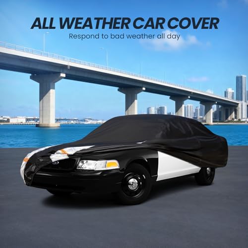 Multi Layer Car Cover Custom Fit for Ford Crown Victoria (Custom fit Ford Crown Victoria / Sedan car cover)