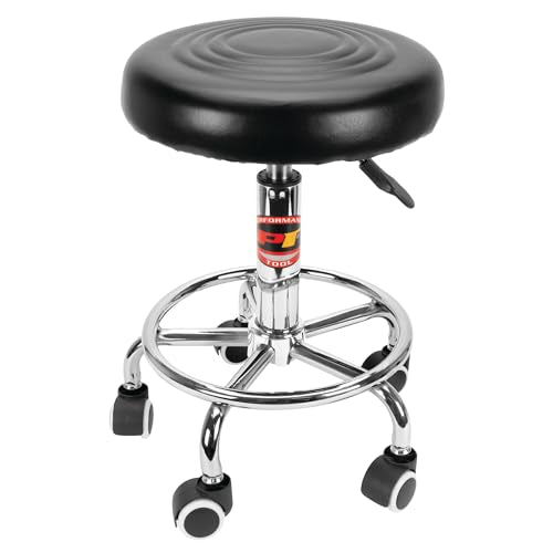 W85027 Adjustable (Pneumatic Rolling Bar Stool)