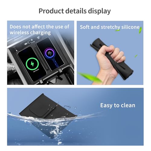 Wireless Charger Mat for 2024 2025 2026 Hyundai Santa Fe (Wireless Charger Mat)