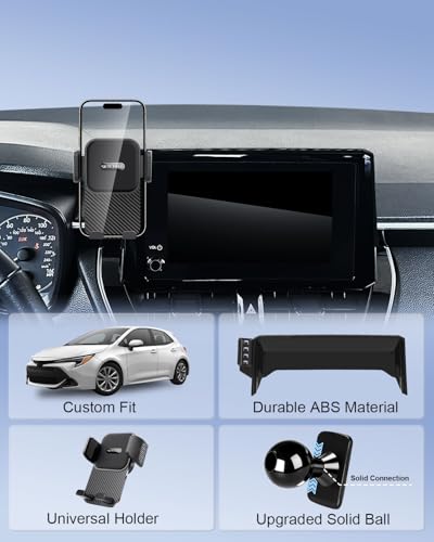 Phone Holder for Toyota Corolla 2019 (Universal Holder / 2019-2026 Corolla/2022-2026 Corolla Cross | 8-Inch)