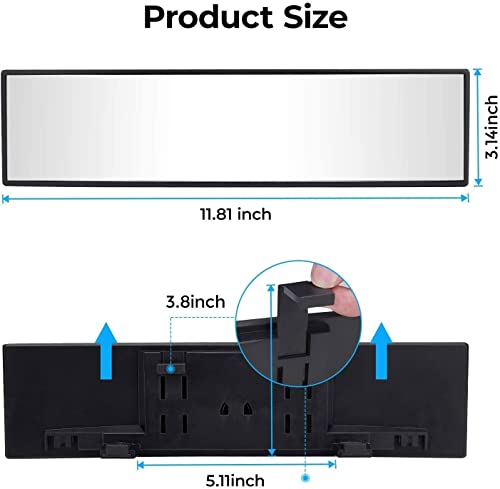 Panoramic Rear View Mirror (Clear)