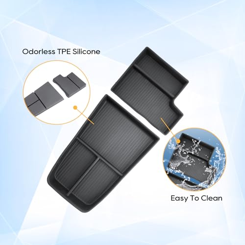 for BMW X1 U11 Center Console Organizer for 2023 2024 2025 2026 BMW X1 U11 Middle Armrest Storage Tray Insert (2023 2024 2025 2026 BMW X1 U11)