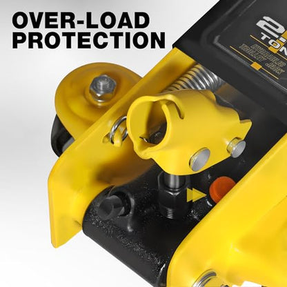 2.5 Ton Trolley Jack Hydraulic Low Profile Floor Jack for Cars Lift with Single Piston Lift Pump (Steel / 2.5T low profile single pump)