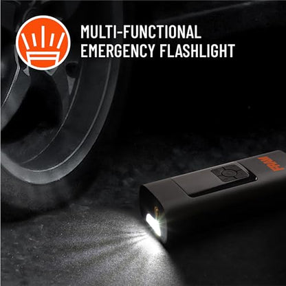 FEK40002 Portable Emergency Tire Inflator with 6000mAh Battery and 12V (Tire Inflator)