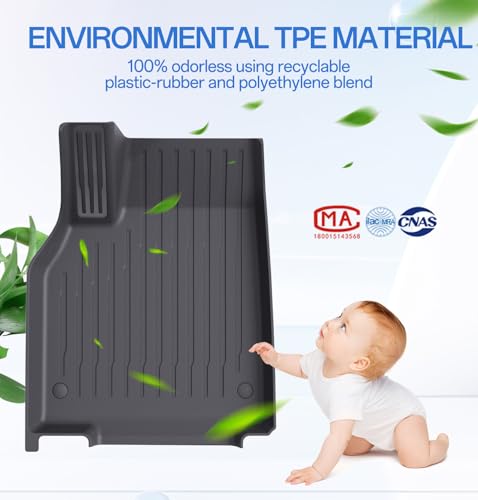 Floor Mats Fit for Model Y 2026 (6 PCS for Model Y 2025-2026 Juniper 5-Seat)