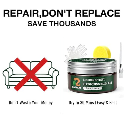 Dark Brown Leather Repair Kit (Dark Brown)