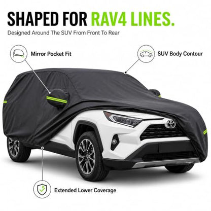 Car Cover for Toyota RAV4 (Black / Fit for Toyota RAV4)