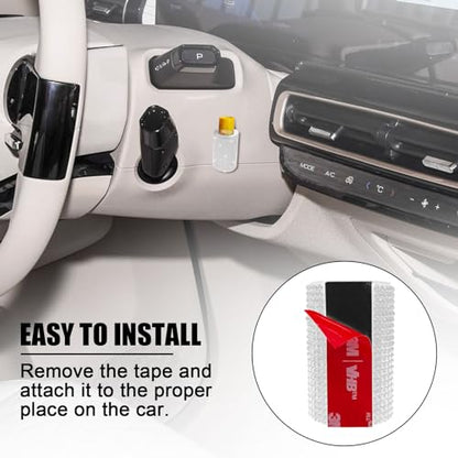 Upright Car Chapstick Holder (White)