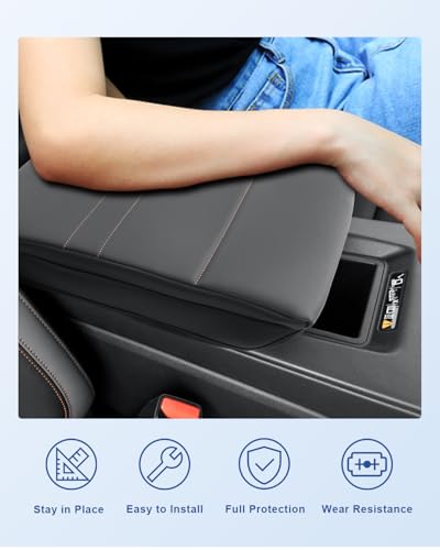 for 2024 2025 Honda Prologue Center Console Cover for 2024 (Thick Pad for 2025 Prologue)